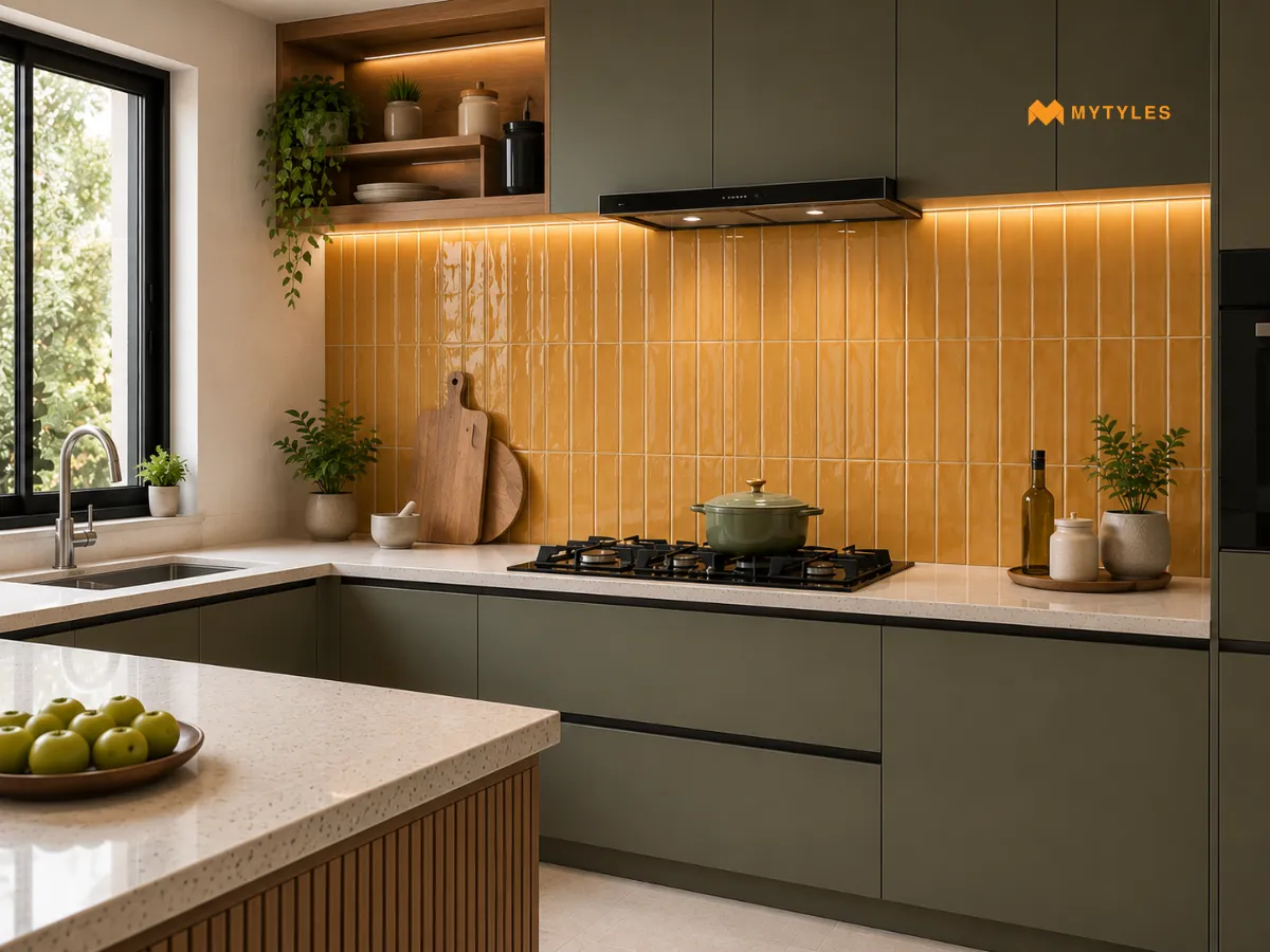 Vertical Subway Tile Layout
